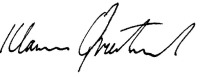 Unterschrift Klaus Friedrich