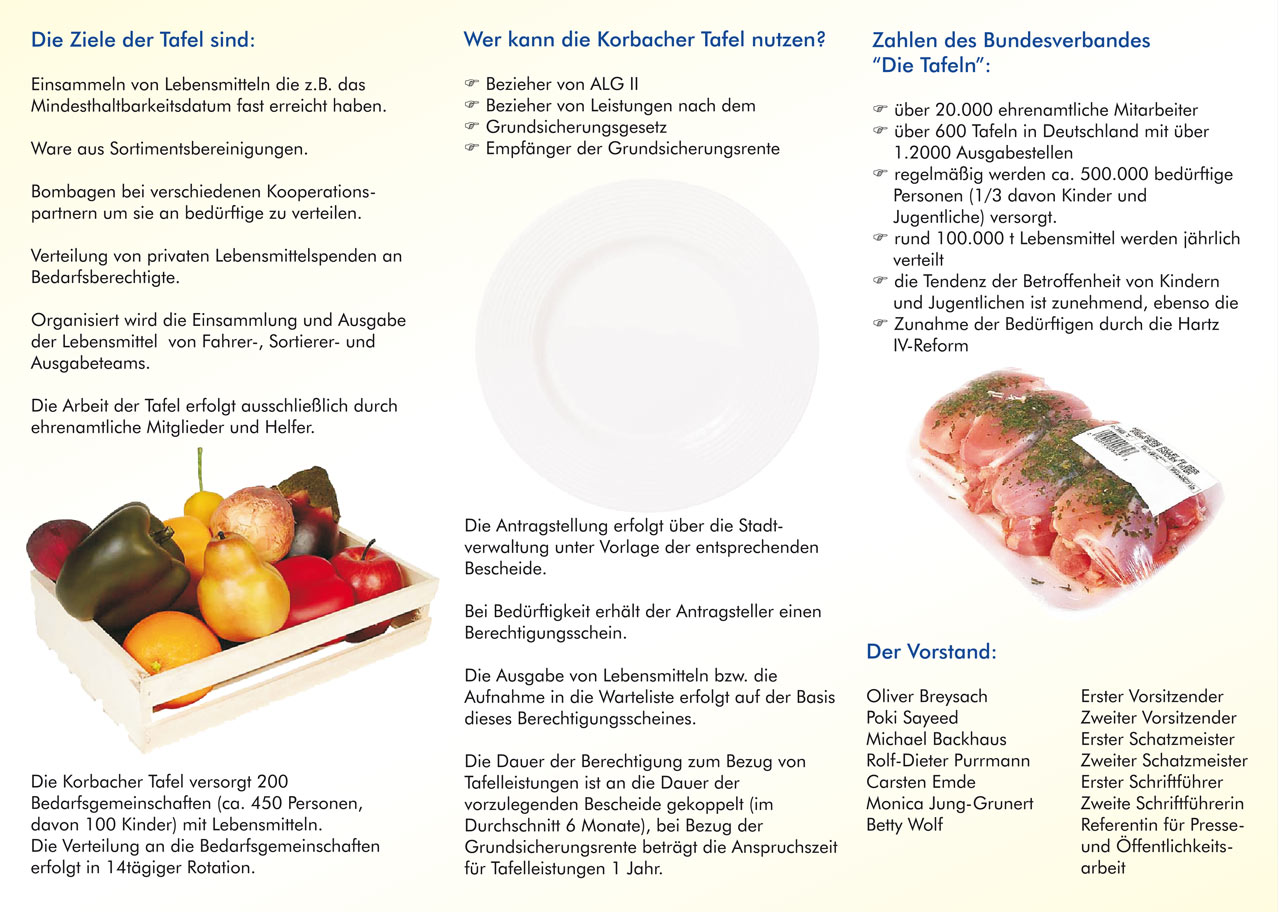 Flyer Tafel Korbach innen